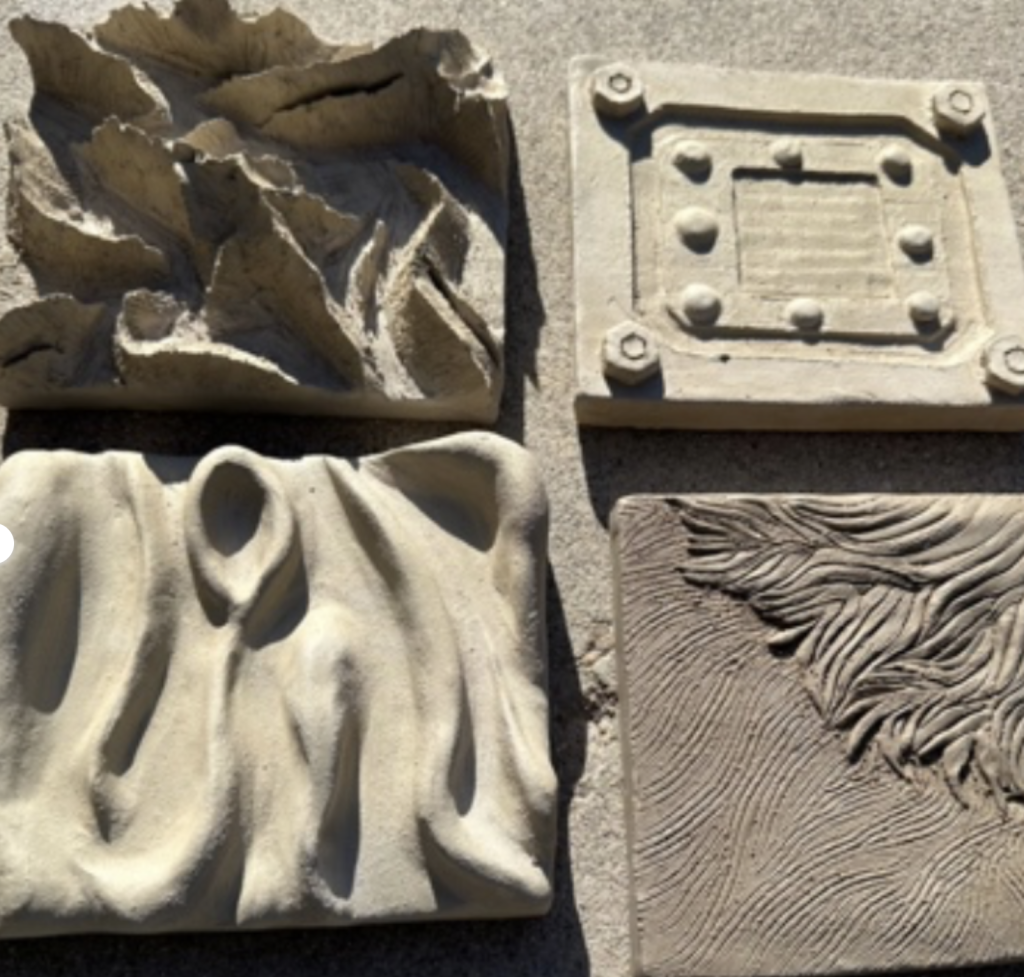Tiles as Wall Hangings, Canvas, and Pedestals w/Stan Hunter